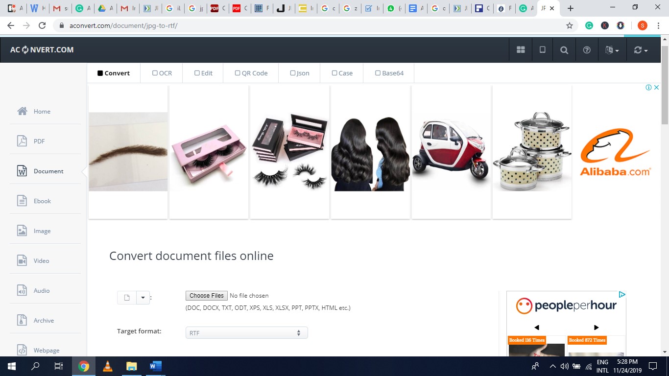 aconvert jpg to rtf converter
