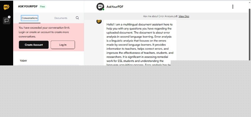 askyourpdf ai chat