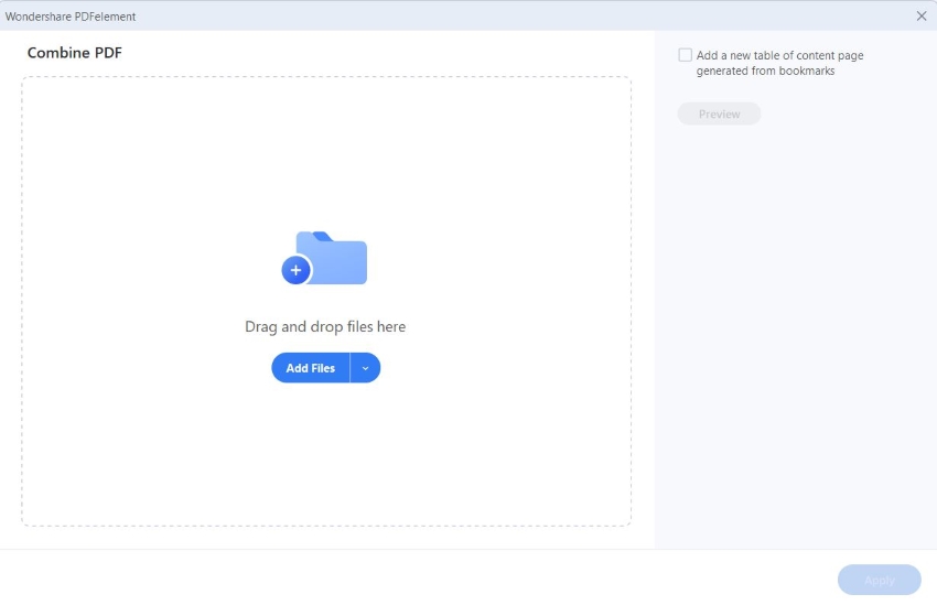 importing files to pdfelement