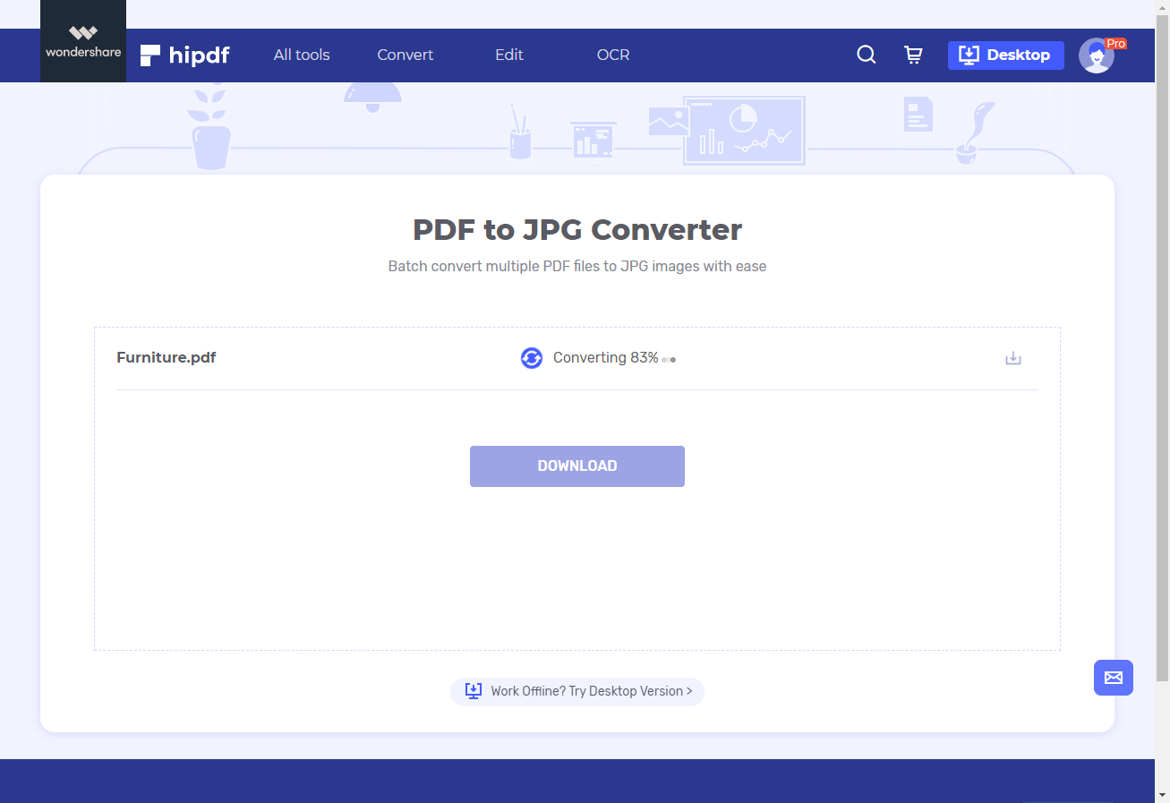 convert pdf to jpg