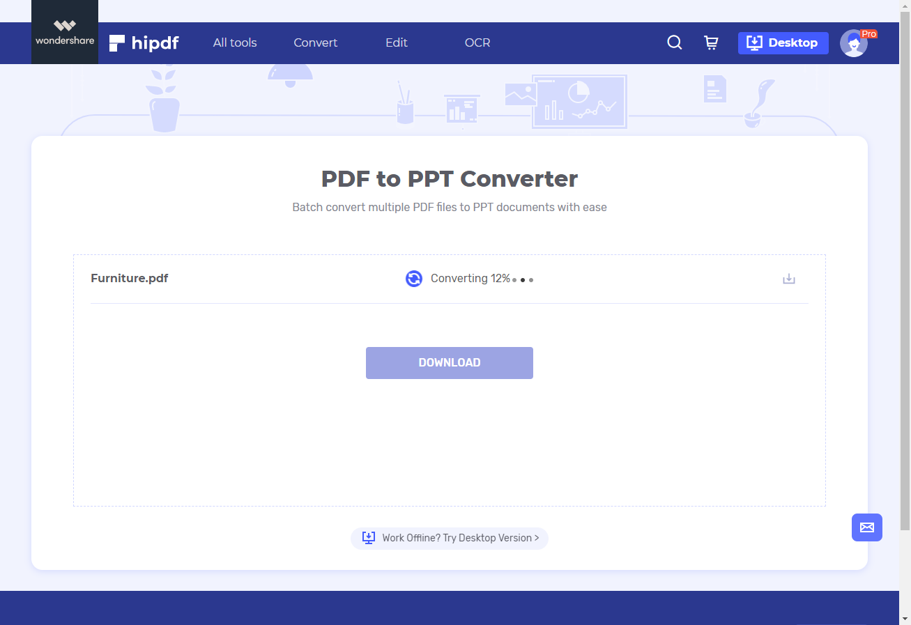 convert pdf to ppt