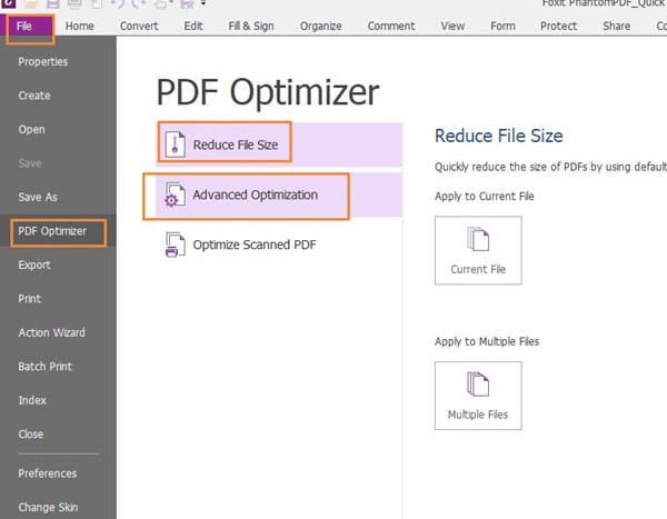 foxit pdf editor compress