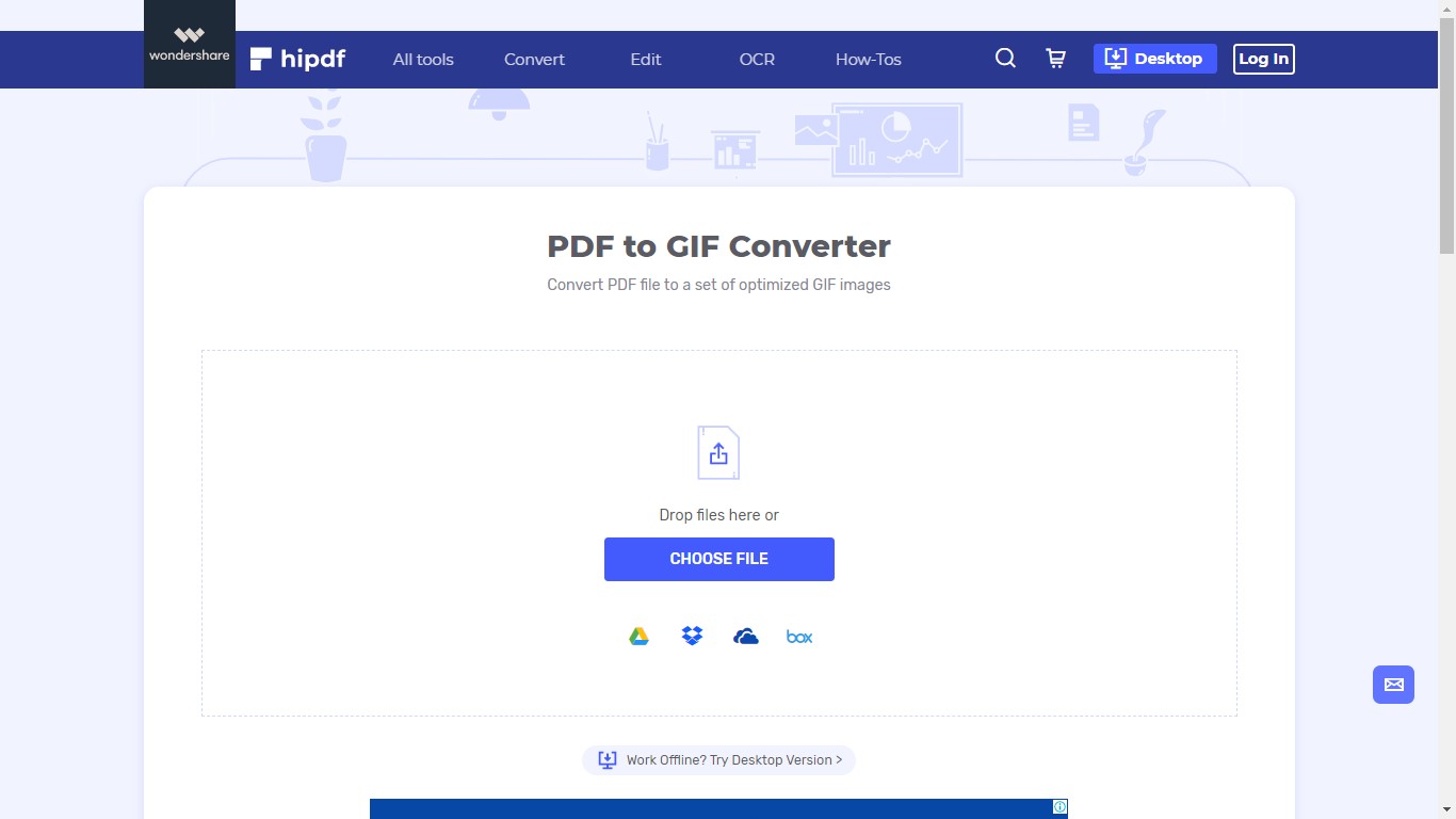 hipdf pdf to gif converter