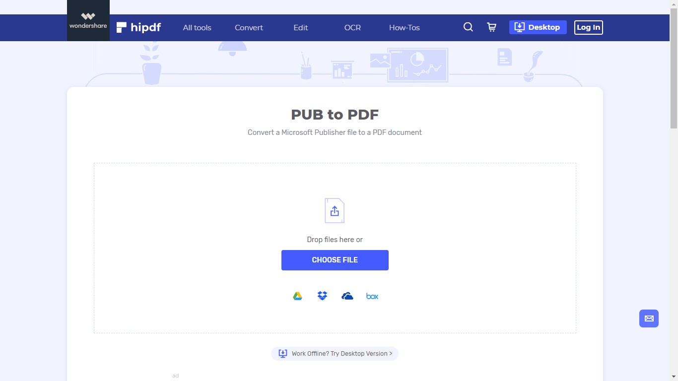 hipdf pub to pdf converter