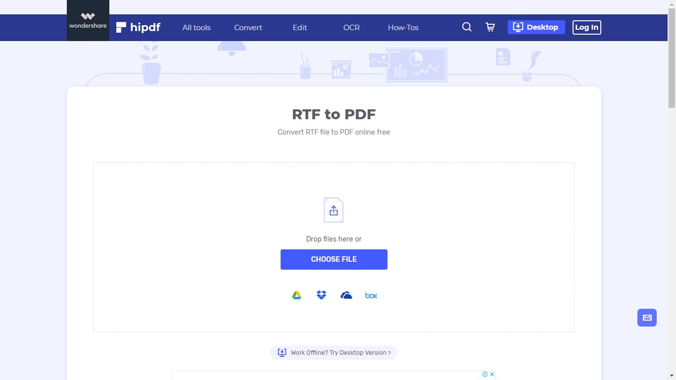 hipdf rtf to pdf converter