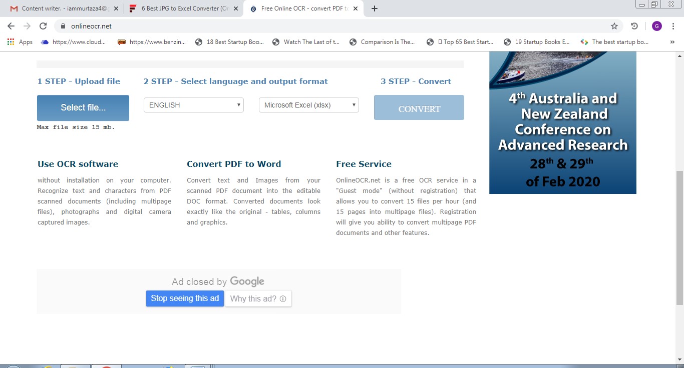 onlineocr jpg to excel converter