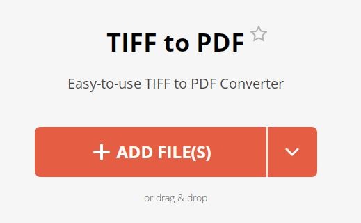 free tiff to pdf converter