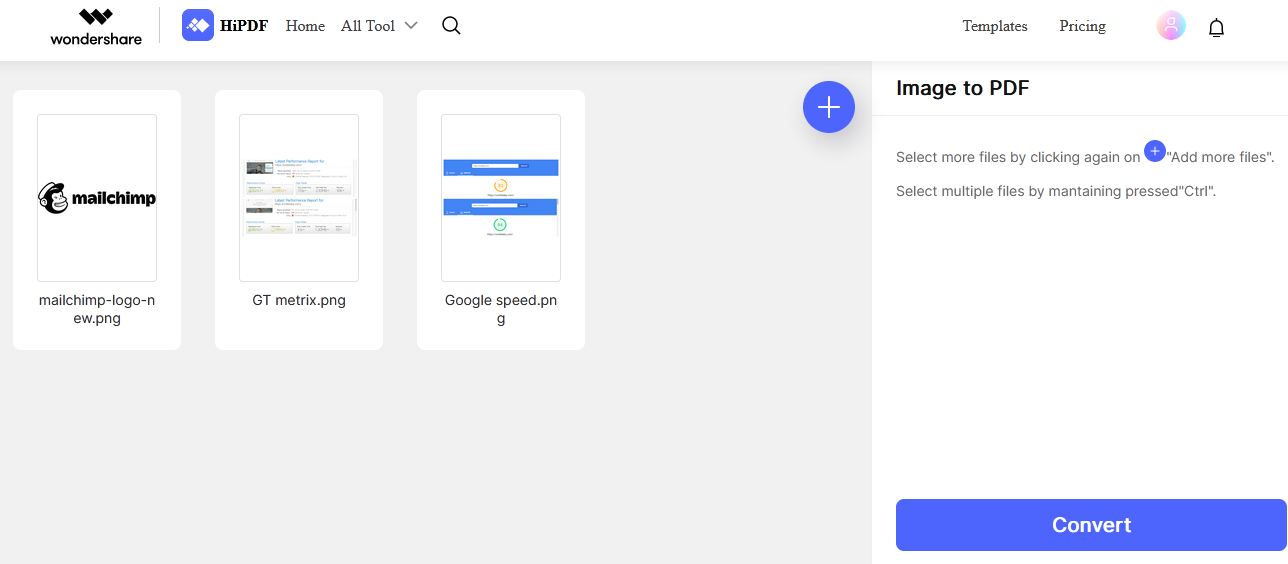 batch conversion of png file to pdf