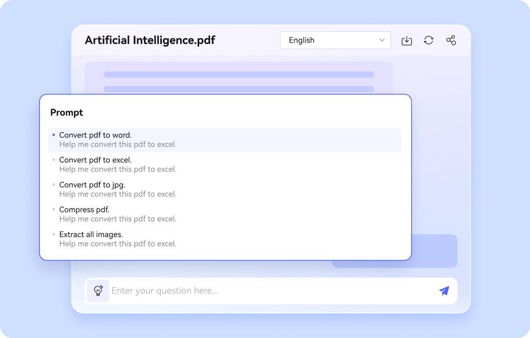 ai prompt for pdf